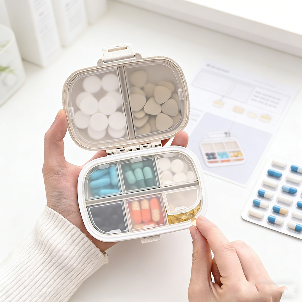 Desk Organizer - Kotak Penyimpanan Obat Portabel Kotak Perlengkapan