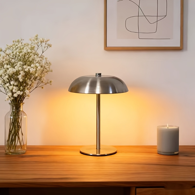 Desk Lamp - Lampu Meja Jamur Minimalis Vintage Logam