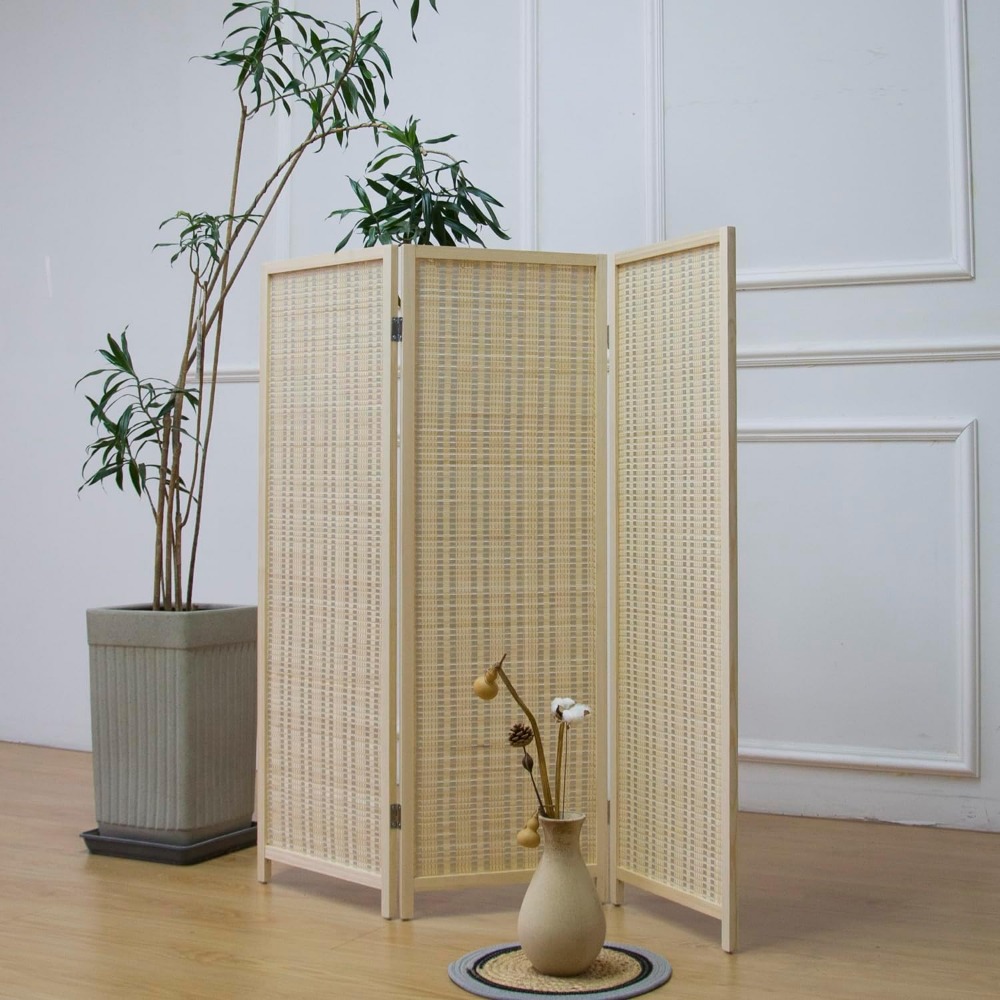 Partition Screen Divider - Partisi Ruangan 3 Panel, Partisi Berdiri