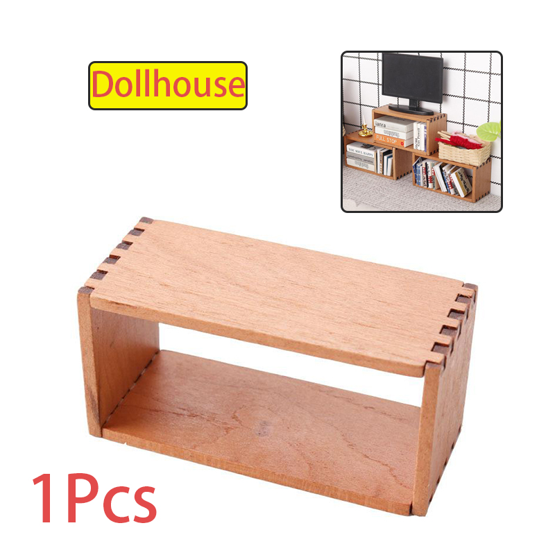 Bookshelf - 1 Buah 1:12 Rumah Boneka Miniatur