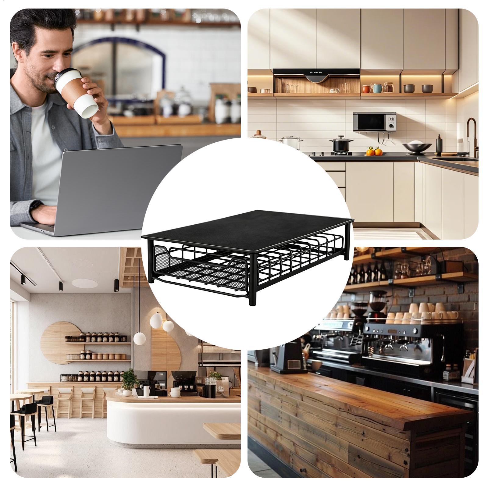 Monitor Stand - Organizer Pod Kopi Tahan Lama, Rak