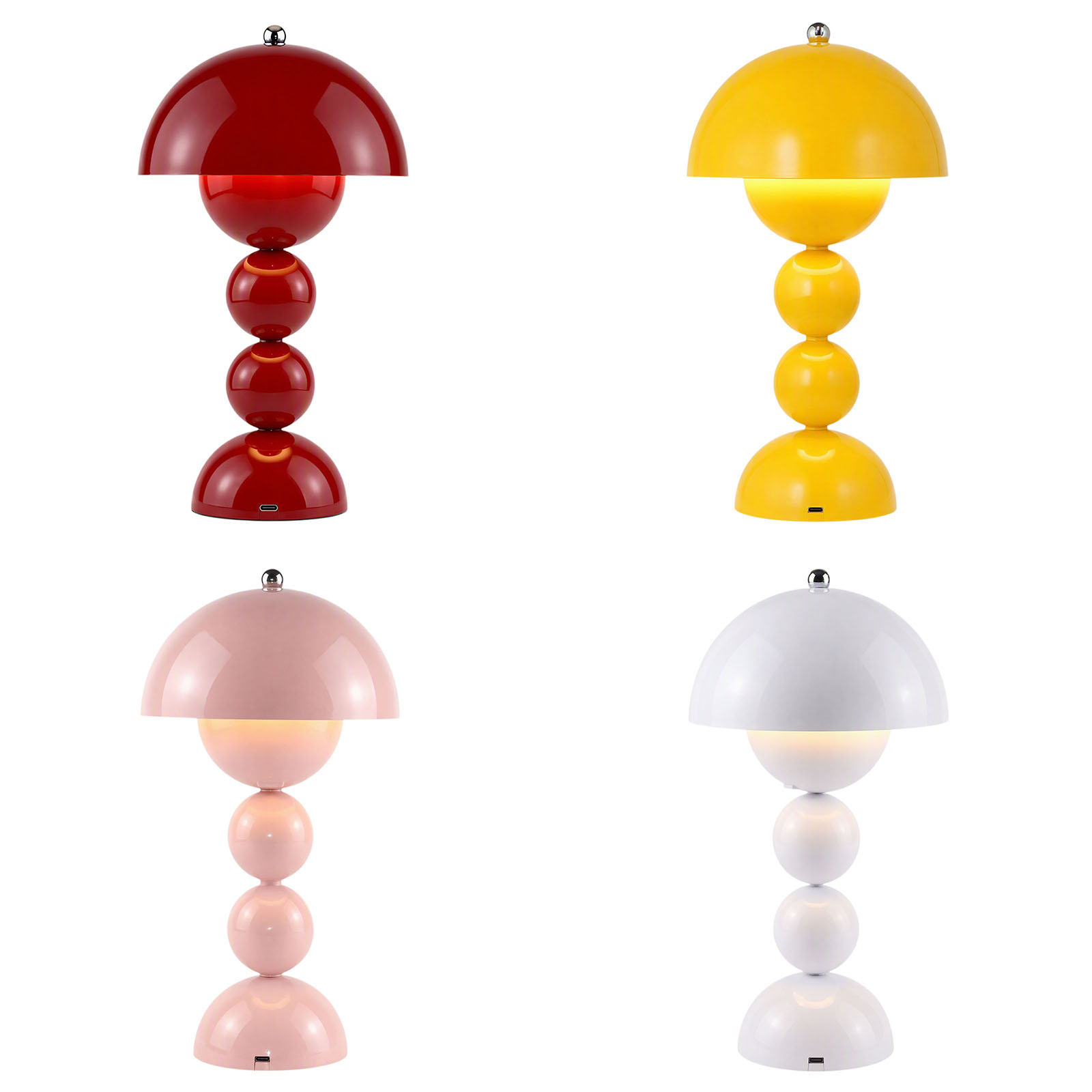 Desk Lamp - Lampu Meja Bentuk Jamur dan Bunga