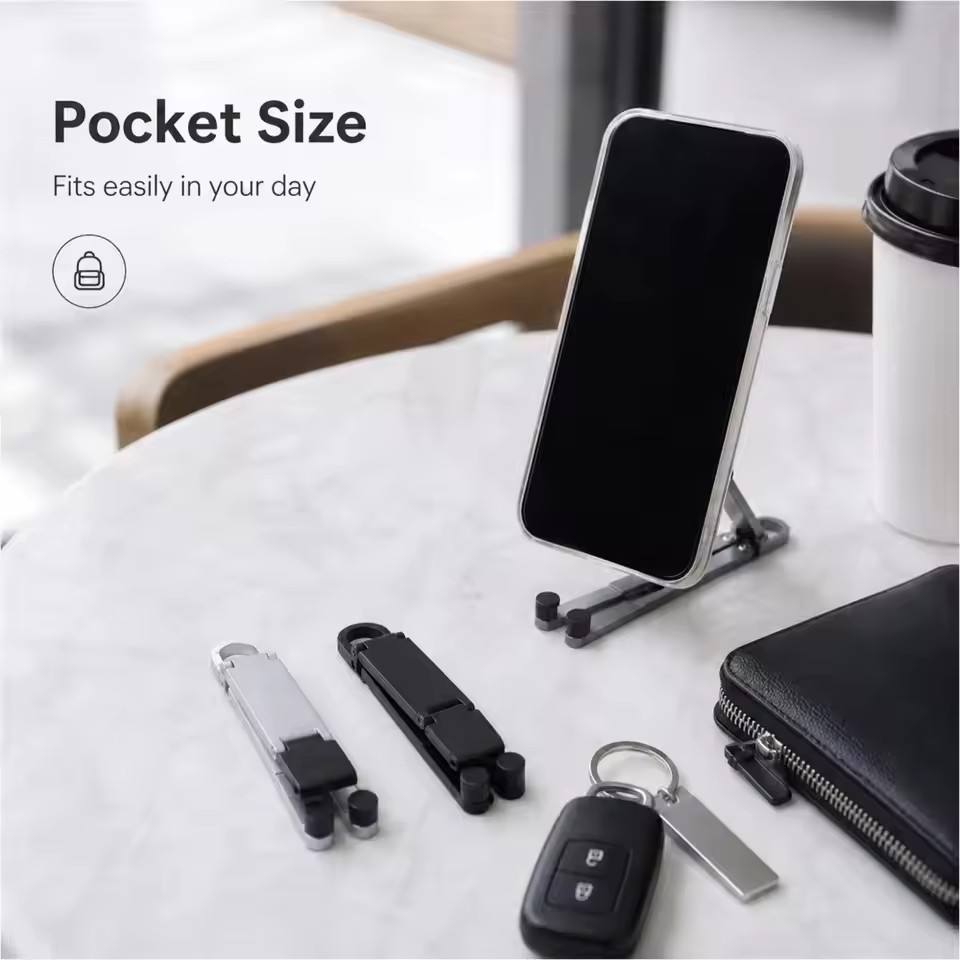 Penyangga Ponsel Lipat dengan  - Standing Desk ulasan dan harga