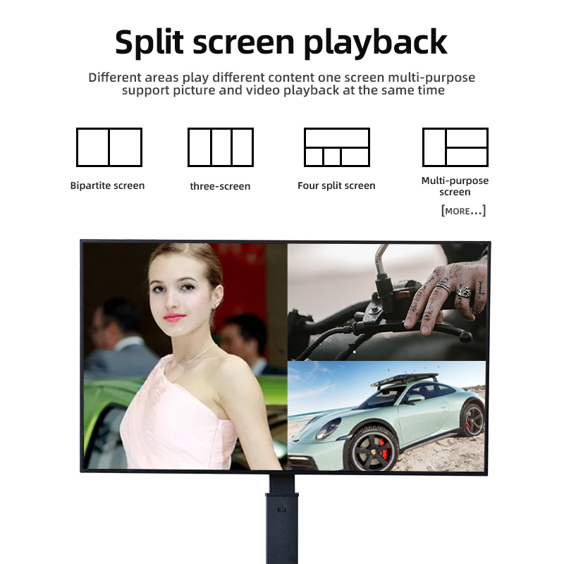 Layar Animasi 4K Portabel 55 I - Monitor Stand ulasan dan harga