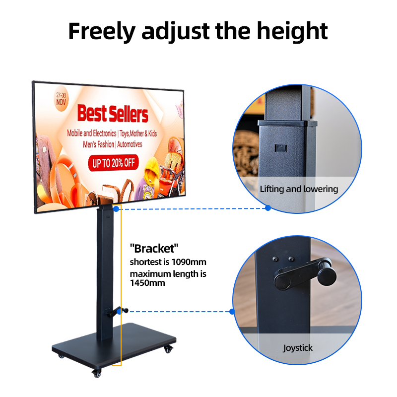 Layar Animasi 4K Portabel 55 I - Monitor Stand ulasan dan harga