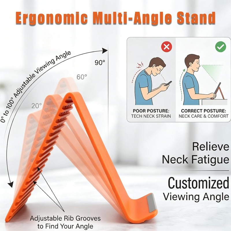 Penyangga Ponsel Silikon Lipat - Standing Desk ulasan dan harga