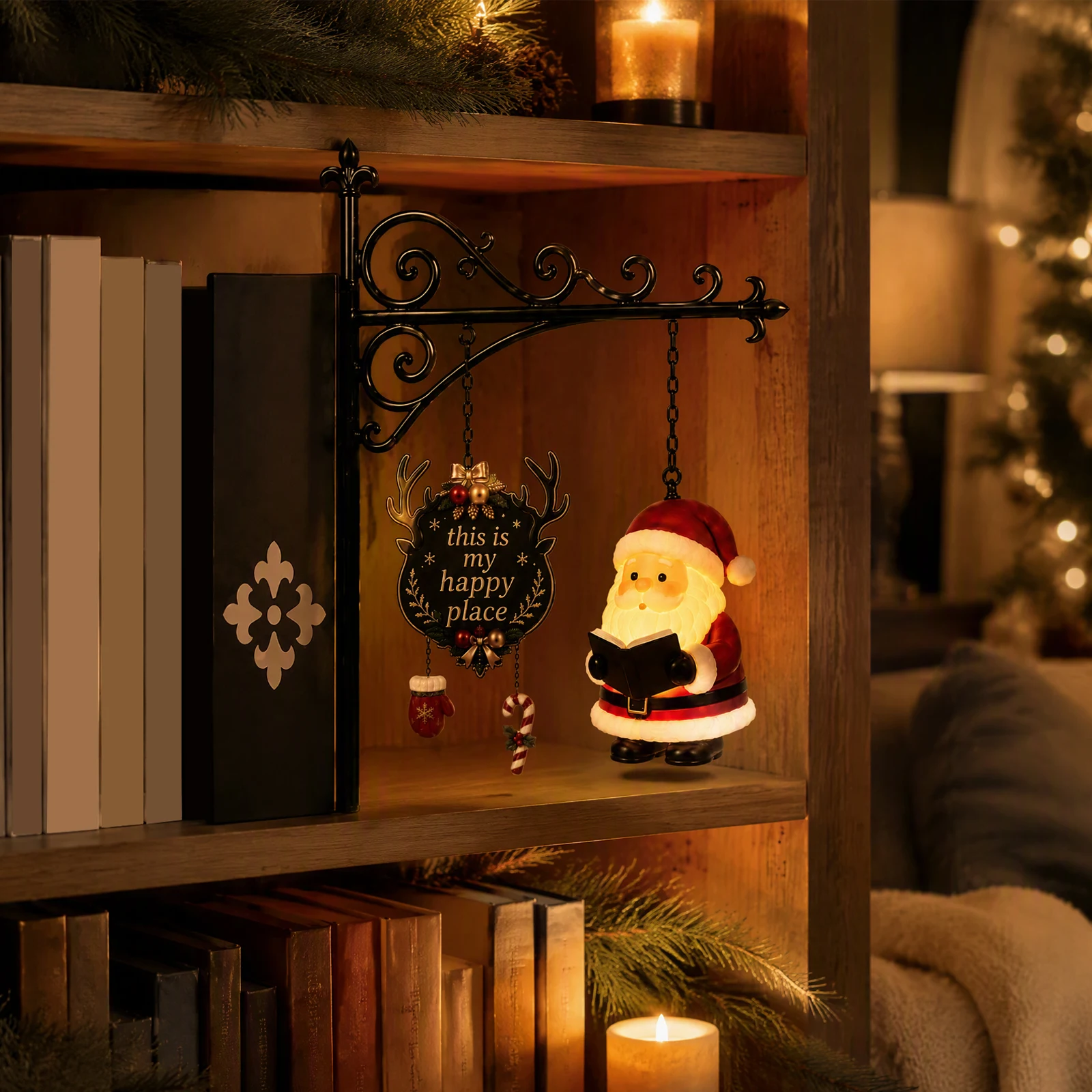 Lampu Malam Bercahaya Hangat,  - Bookshelf ulasan dan harga