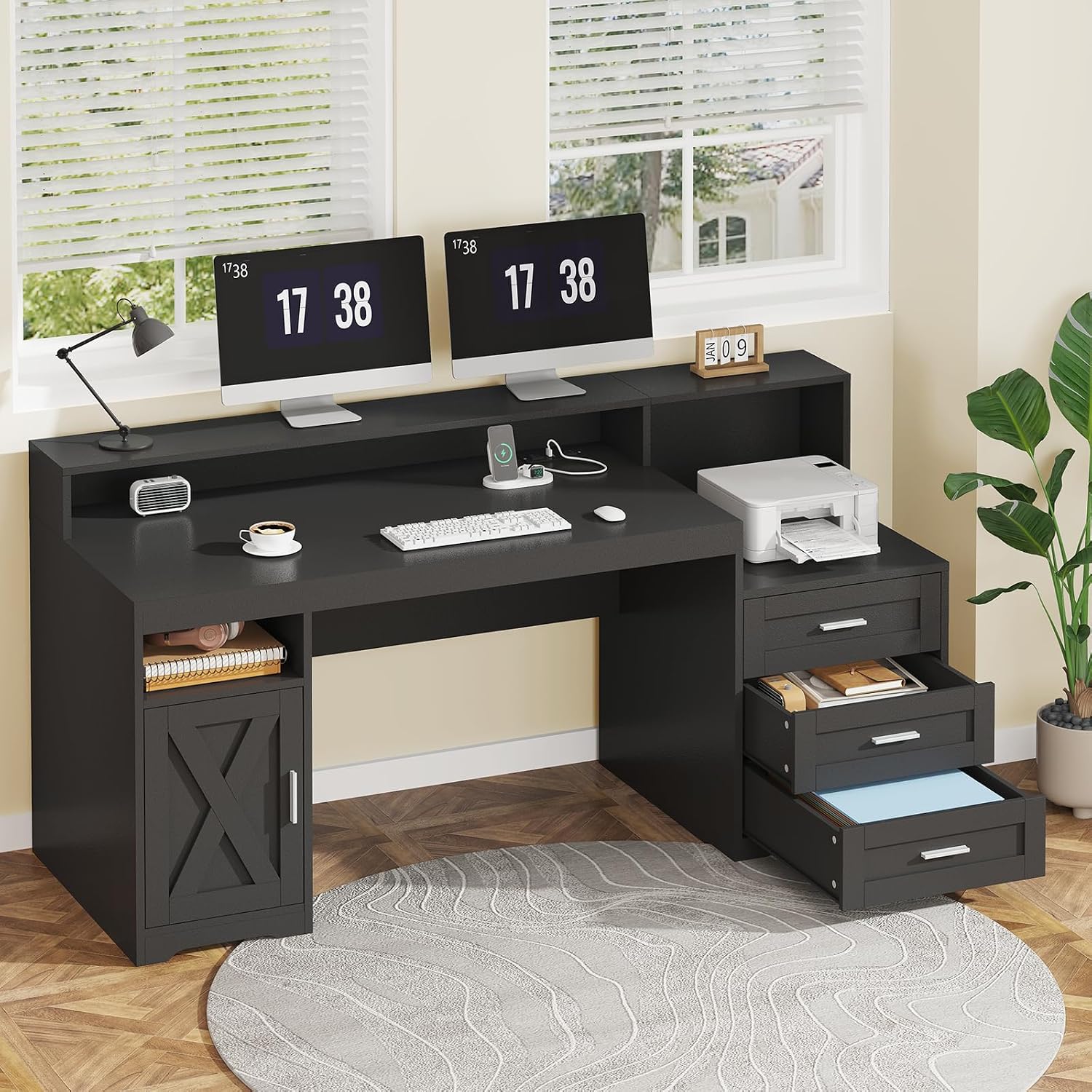 Meja Komputer Model Rumah Pert - Printer Stand ulasan dan harga