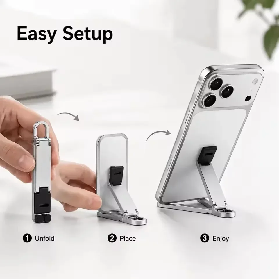 Penyangga Ponsel Gantungan Kun - Standing Desk ulasan dan harga