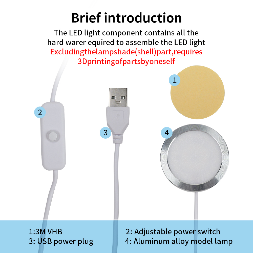 Untuk Bambu Lab Kit Lampu Dapa - Printer Stand ulasan dan harga