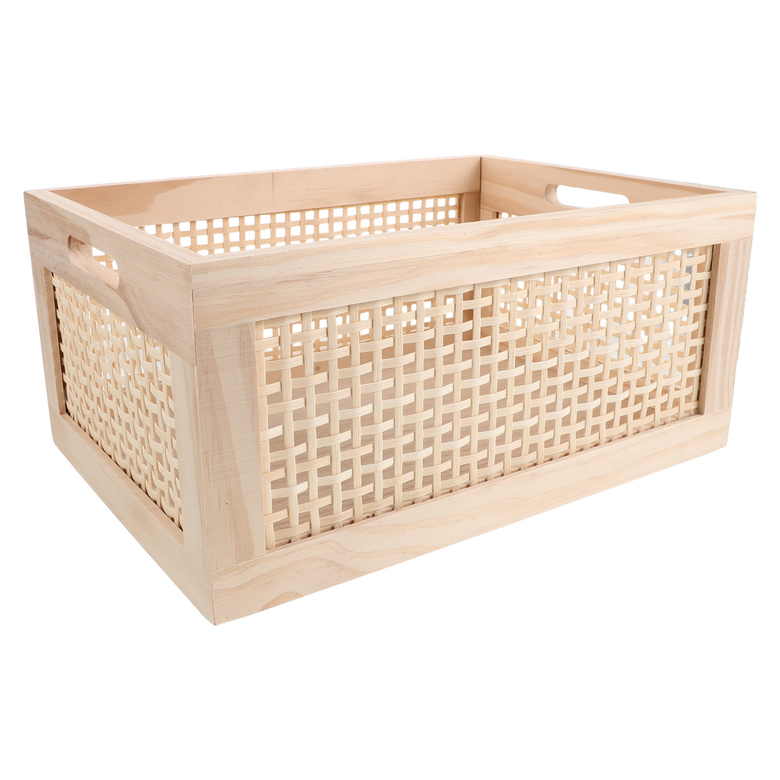 Keranjang Penyimpanan Anyaman, - Desk Organizer ulasan dan harga