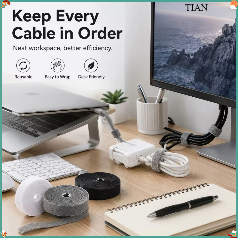 1 buah Pengikat Kabel yang Dap - Desk Organizer ulasan dan harga