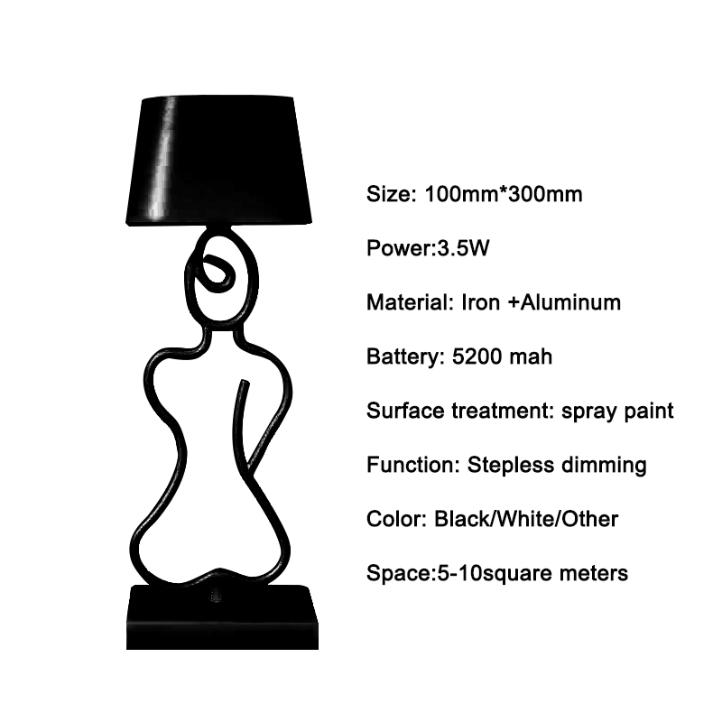 Lampu Meja LED Modern Tanpa Ka - Desk Lamp ulasan dan harga